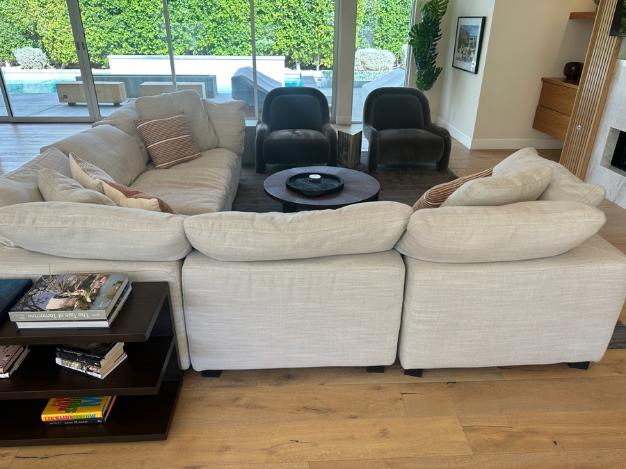 Restoration Hardware Sectional Sofa 120” X 118” X 39”D [Photo 9]