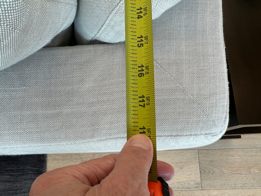 Restoration Hardware Sectional Sofa 120” X 118” X 39”D [Photo 14]