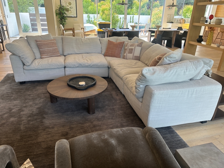 Restoration Hardware Sectional Sofa 120” X 118” X 39”D [Photo 4]