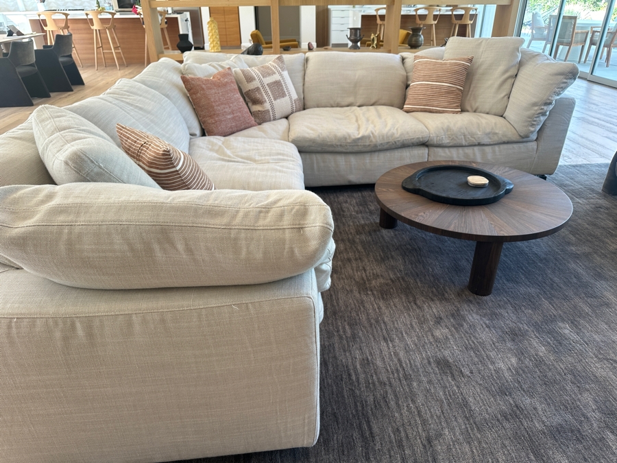 Restoration Hardware Sectional Sofa 120” X 118” X 39”D [Photo 10]