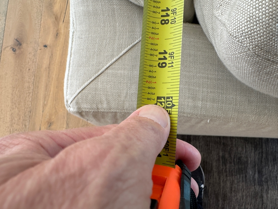 Restoration Hardware Sectional Sofa 120” X 118” X 39”D [Photo 13]