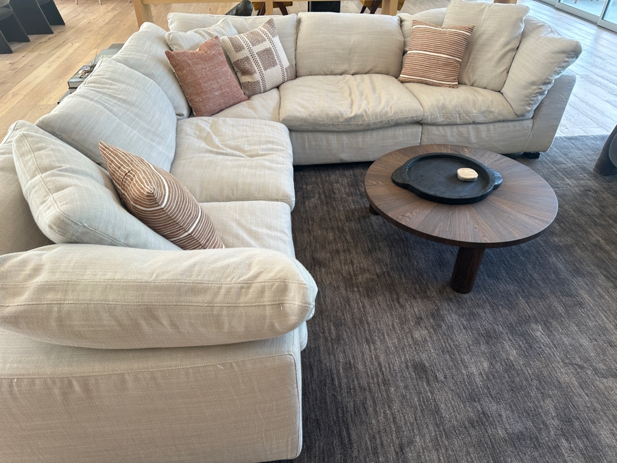 Restoration Hardware Sectional Sofa 120” X 118” X 39”D [Photo 11]