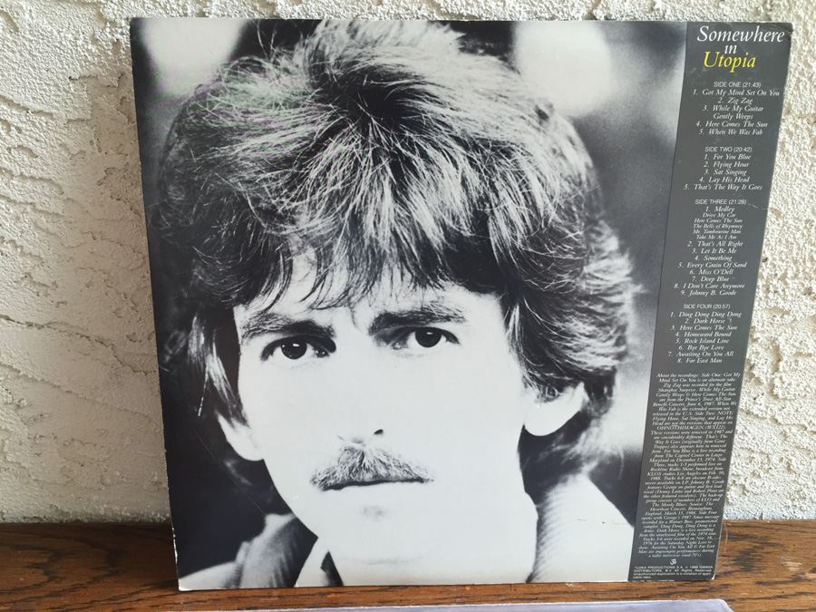 George Harrison ‎- Somewhere in Utopia  - Loka Productions S.A. ‎- WX-124 - 2 × Vinyl, Unofficial Release [Photo 2]
