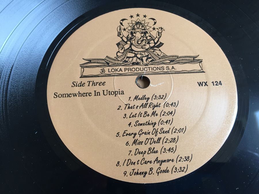 George Harrison ‎- Somewhere in Utopia  - Loka Productions S.A. ‎- WX-124 - 2 × Vinyl, Unofficial Release [Photo 8]