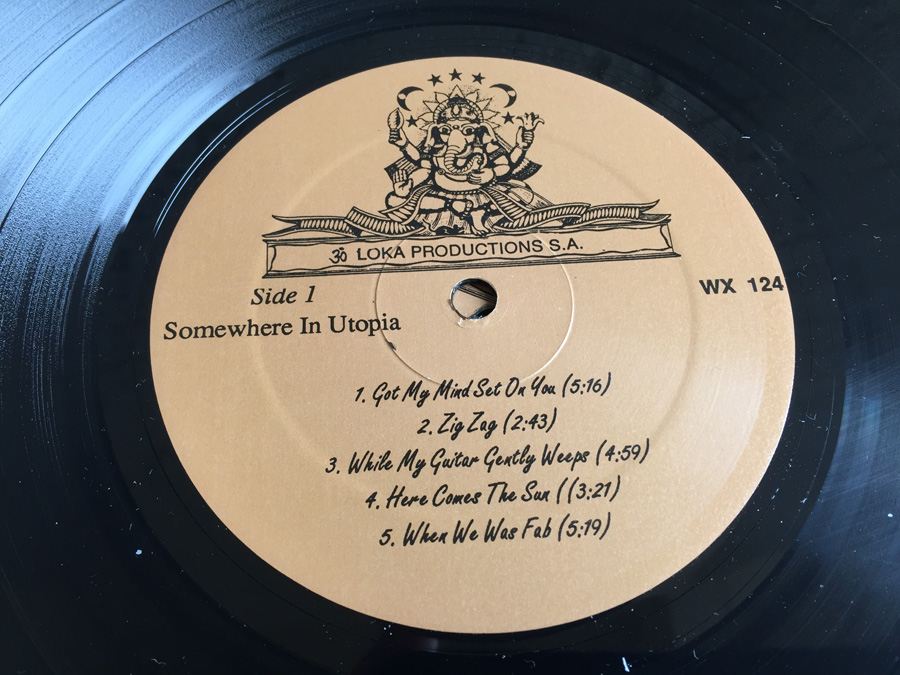 George Harrison ‎- Somewhere in Utopia  - Loka Productions S.A. ‎- WX-124 - 2 × Vinyl, Unofficial Release [Photo 4]