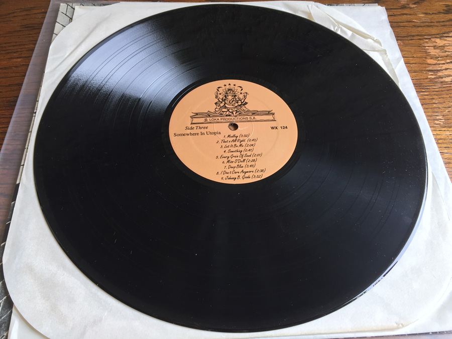 George Harrison ‎- Somewhere in Utopia  - Loka Productions S.A. ‎- WX-124 - 2 × Vinyl, Unofficial Release [Photo 7]