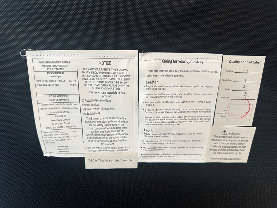 Pair of Soho Home Limited Ellis Mohair Velvet Lounge Chairs 36'W x 39'D x 32'H [Photo 10]