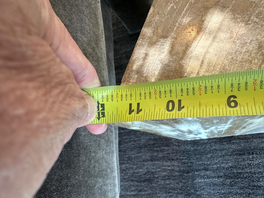 Crate & Barrel CB2 Tri Petrified Wood Side Table 10'W x 12'D x 16'H [Photo 10]