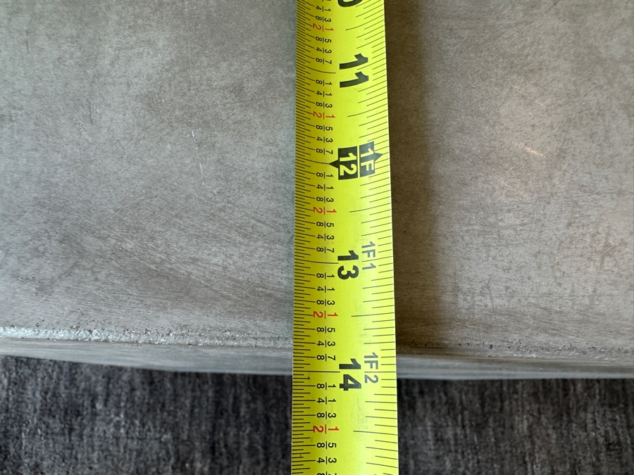 Concrete Side Table 14'W x 14'D x 18'H [Photo 5]