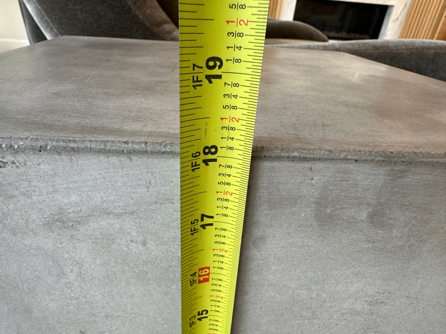 Concrete Side Table 14'W x 14'D x 18'H [Photo 6]