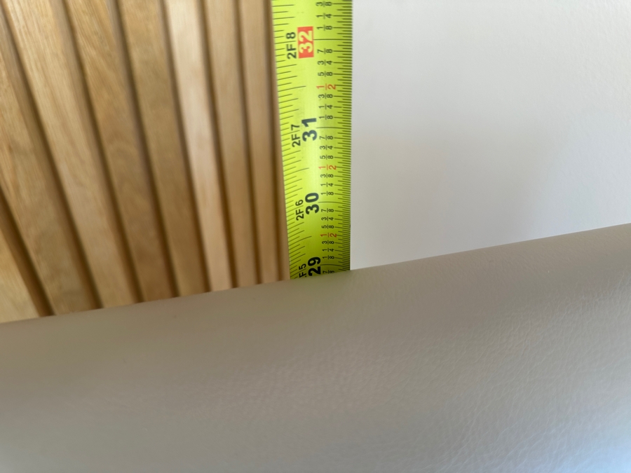 Homeroots Grey Eco Leather Lounge Chair 25'W x 29'D x 29'H [Photo 7]