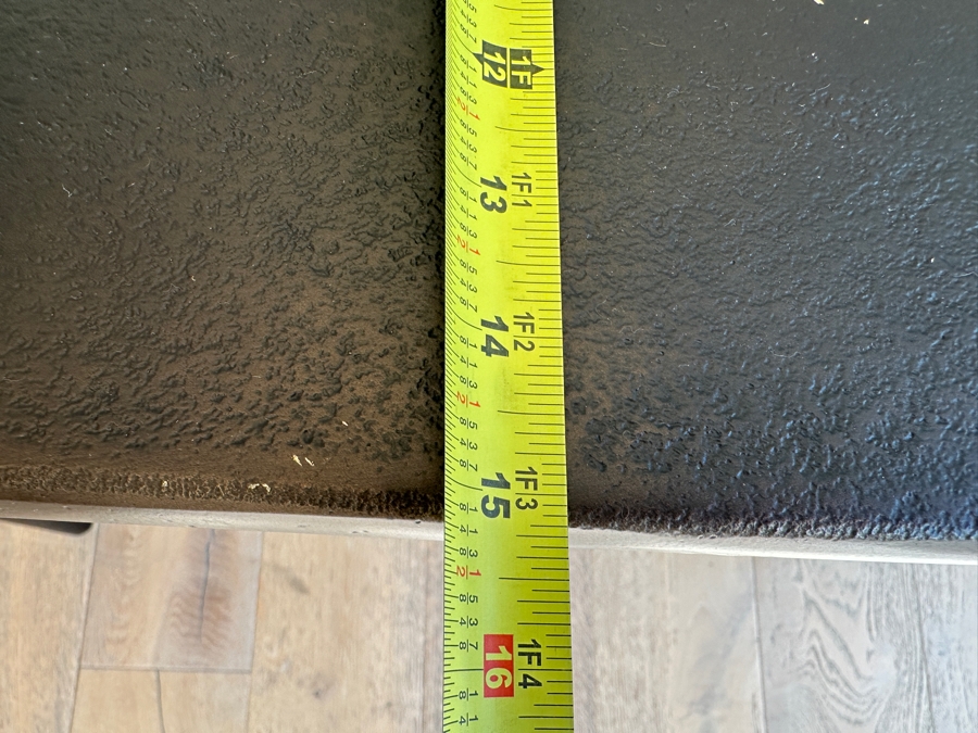 Crate & Barrel CB2 Bixby Bronze Cast Aluminum Console Table 52'W x 15'D x 30'H Retails $1,199 [Photo 6]