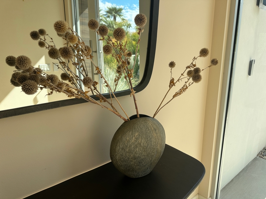 Metal Vase 10W X 10H (No Flowers) [Photo 3]