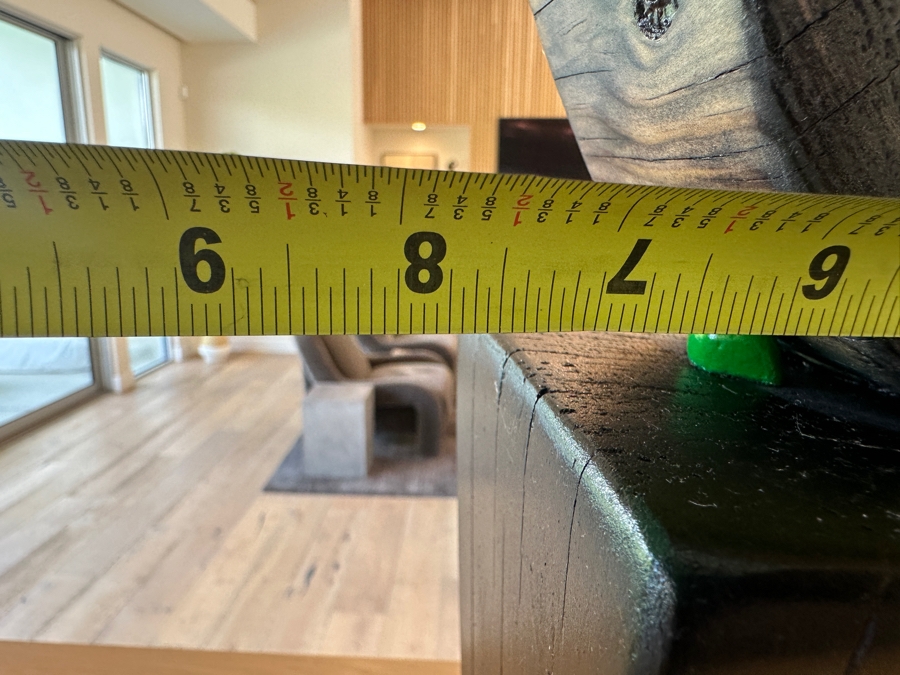 Jennifer Nehrbass 'Cairn 1' Stained Wooden Sculpture 2019 Signed On Bottom 8'W x 14.5'H [Photo 12]