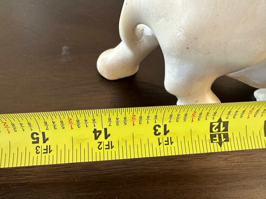 Hand-Carved Soapstone Rhinoceros Sculpture 13'L [Photo 5]