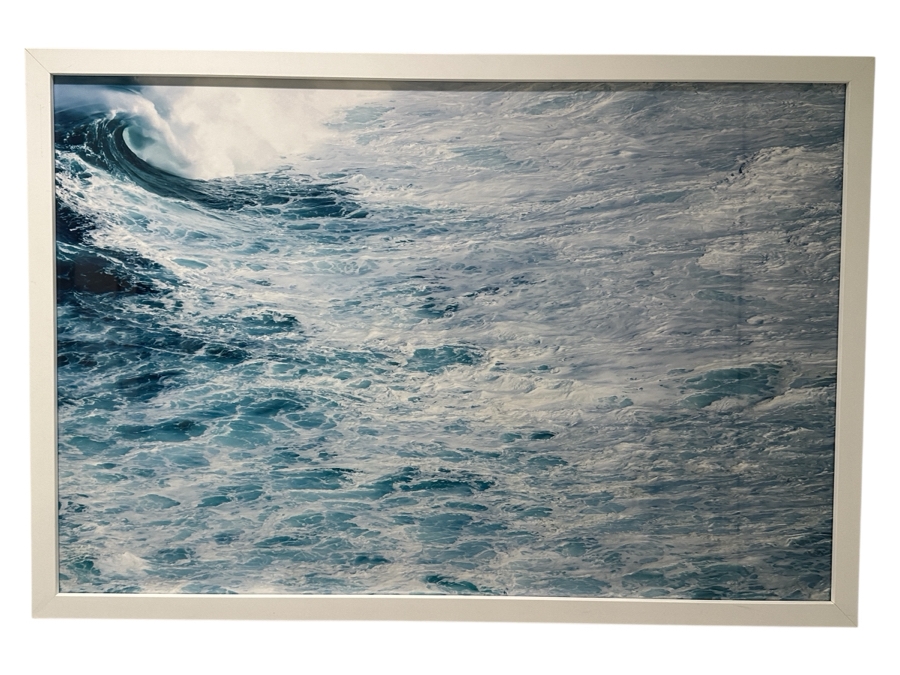 Breaking Wave Photographic Print Framed From The Idyll Collective 38'W x 26'H