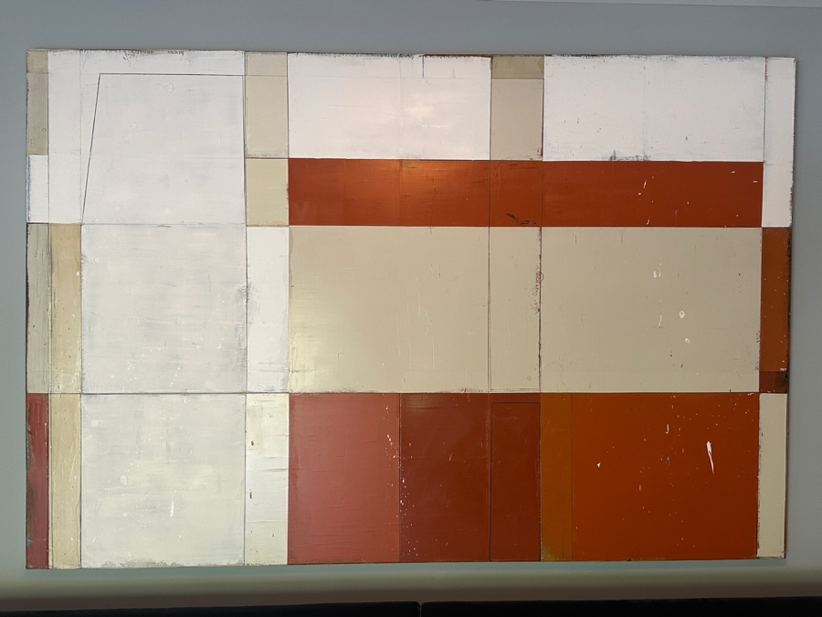 Original Tom Hausken 'Temple: Shadow: Madrone' 2024 Oil, Alkyd, Graphite, Shellac on Canvas 48' x 72' Retails $8,000 [Photo 3]