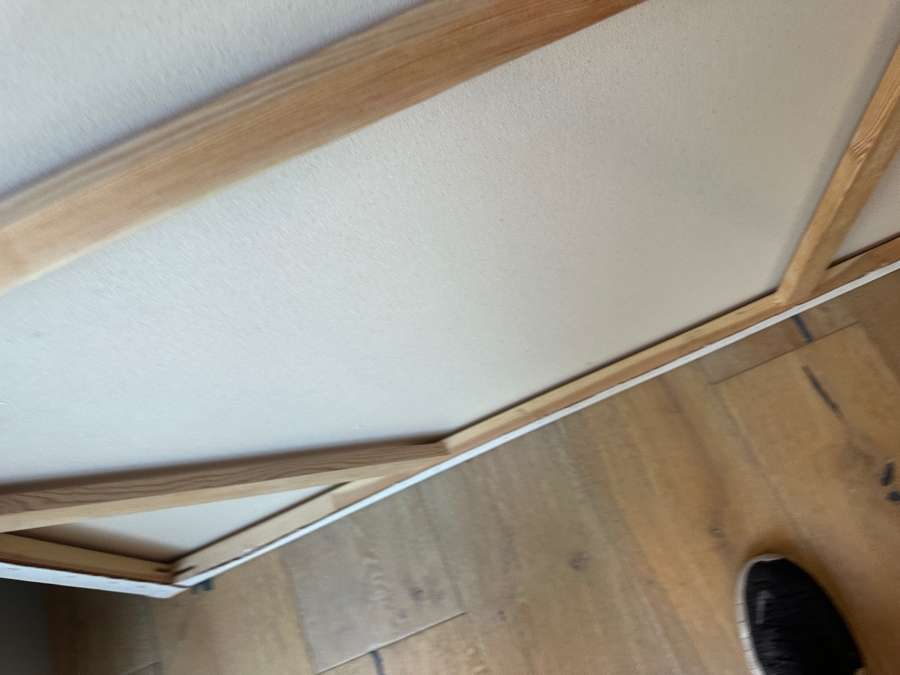 Original Tom Hausken 'Temple: Shadow: Madrone' 2024 Oil, Alkyd, Graphite, Shellac on Canvas 48' x 72' Retails $8,000 [Photo 13]