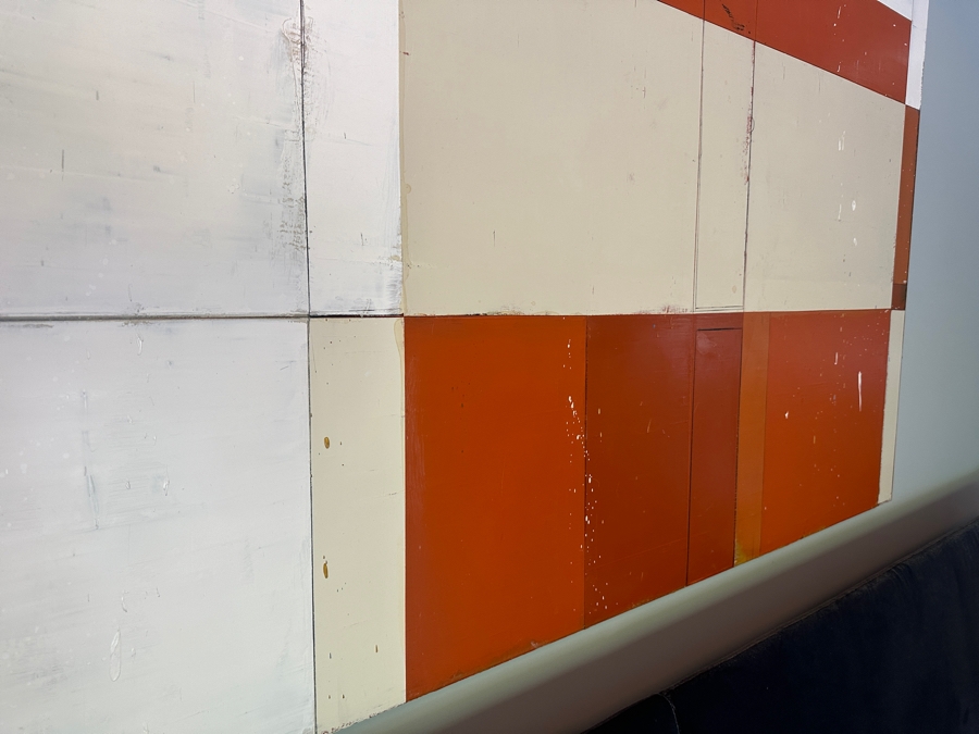 Original Tom Hausken 'Temple: Shadow: Madrone' 2024 Oil, Alkyd, Graphite, Shellac on Canvas 48' x 72' Retails $8,000 [Photo 6]