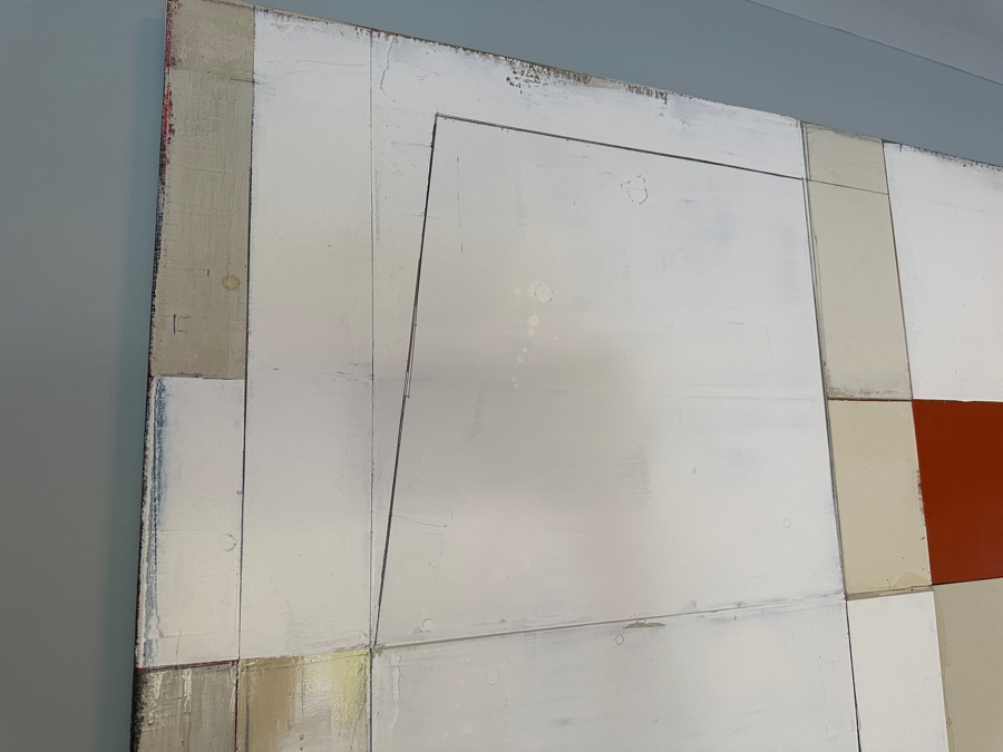 Original Tom Hausken 'Temple: Shadow: Madrone' 2024 Oil, Alkyd, Graphite, Shellac on Canvas 48' x 72' Retails $8,000 [Photo 7]