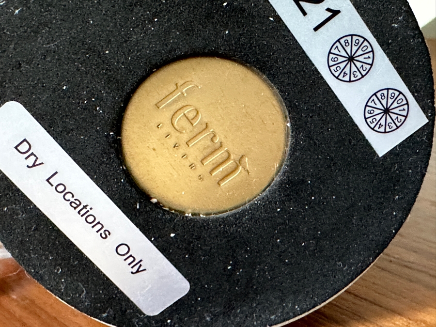 Ferm Living Arum Table Lamp with Marble Base 21'H Retails $265 [Photo 7]