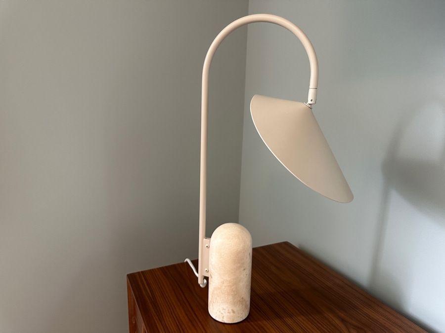 Ferm Living Arum Table Lamp with Marble Base 21'H Retails $265 [Photo 3]