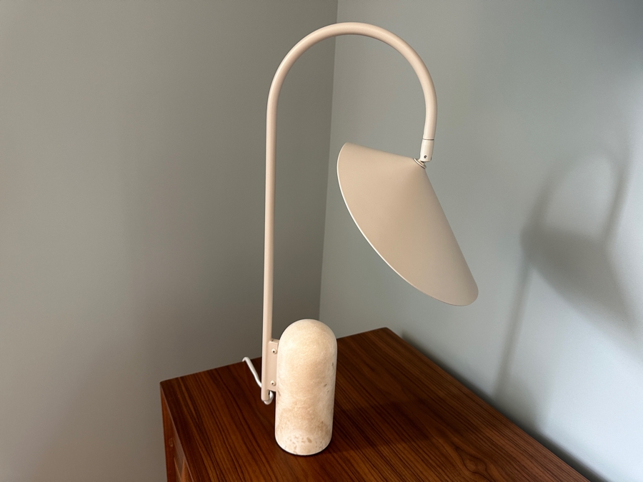 Ferm Living Arum Table Lamp with Marble Base 21'H Retails $265 [Photo 2]