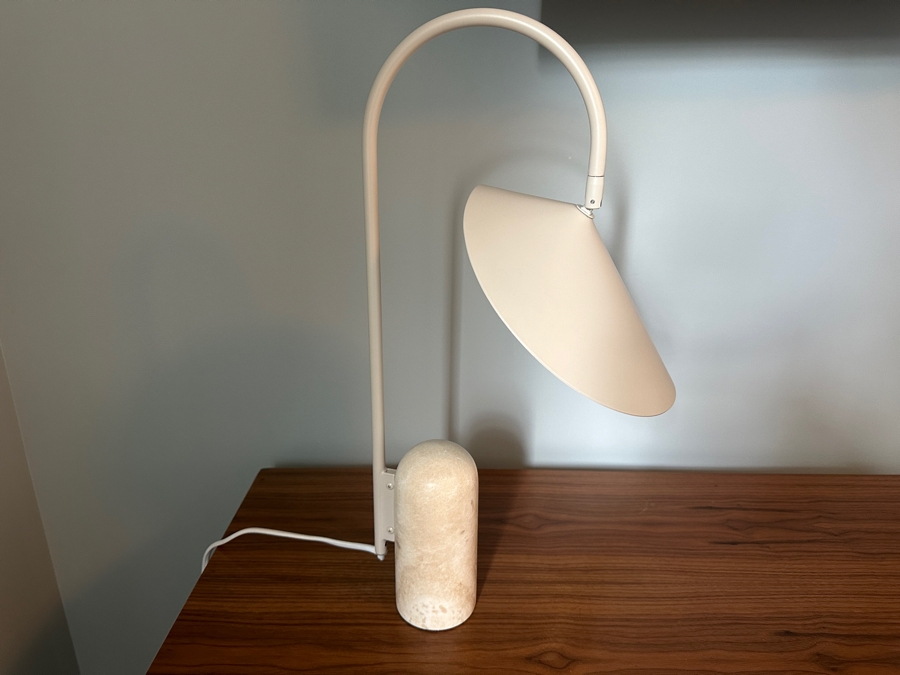 Ferm Living Arum Table Lamp with Marble Base 21'H Retails $265