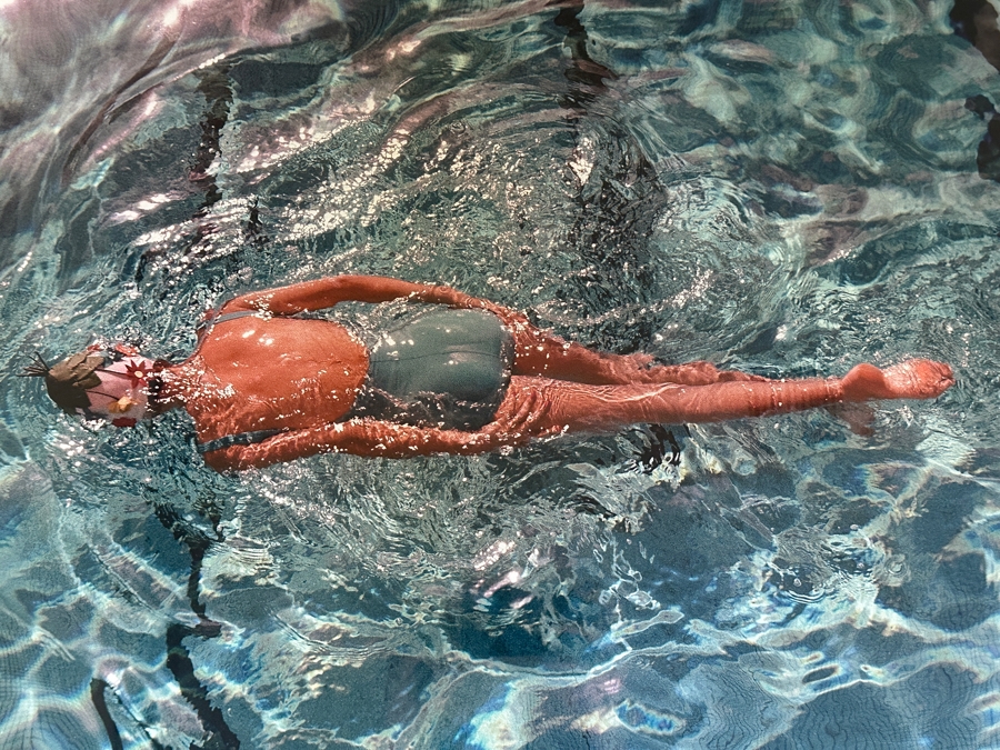 Fred Lyon (American, b. 1924) After Contemporary Printing of Original Photograph 'Woman in Swimming Pool, 1960' Vogue Magazine Cover 41'W x 41'H  [Photo 2]