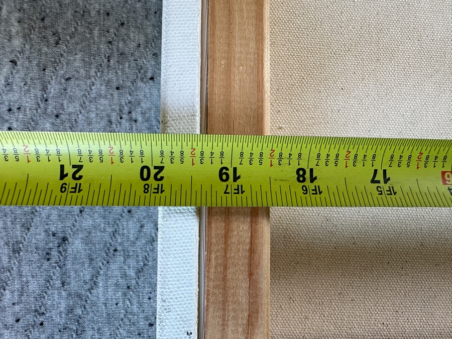 Original MCM Style Painting On Canvas Unsigned Artist Unknown 20 X 16 [Photo 5]