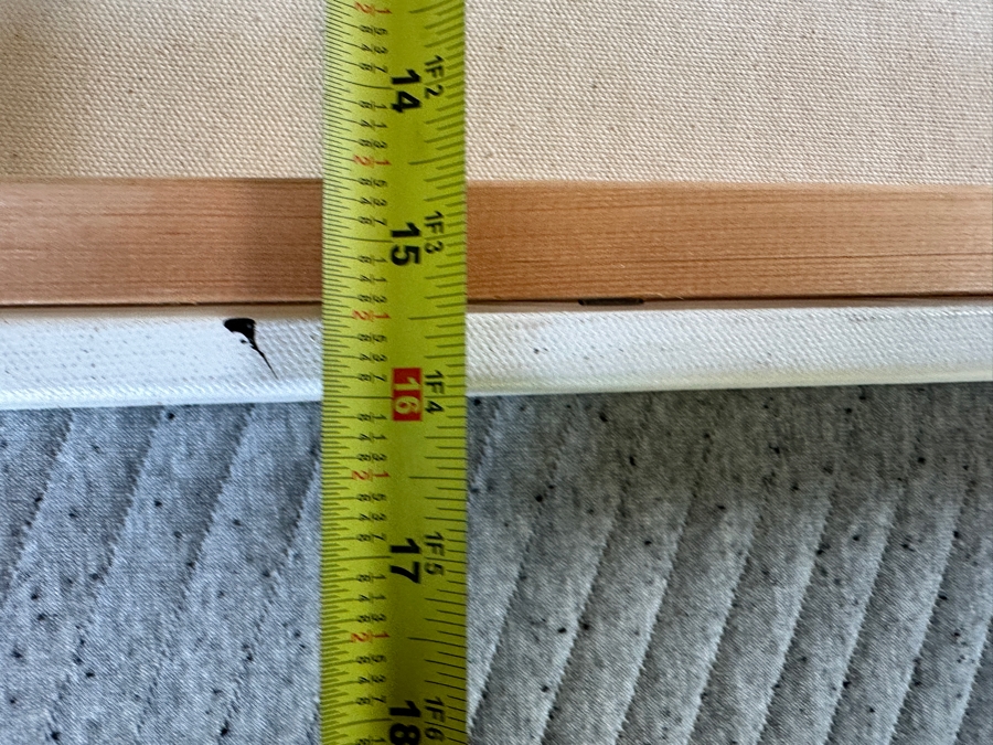 Original MCM Style Painting On Canvas Unsigned Artist Unknown 20 X 16 [Photo 6]