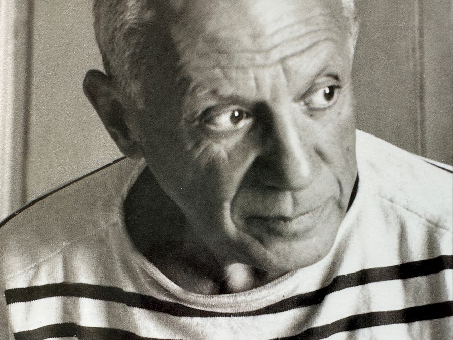 Photographic Print Of Pablo Picasso Titled “Les Pains De Picasso” (Picasso’s Bread) Taken By French Photographer Robert Doisneau In 1952 15.5 X 16.5 Framed 21.5 X 22.5 [Photo 7]