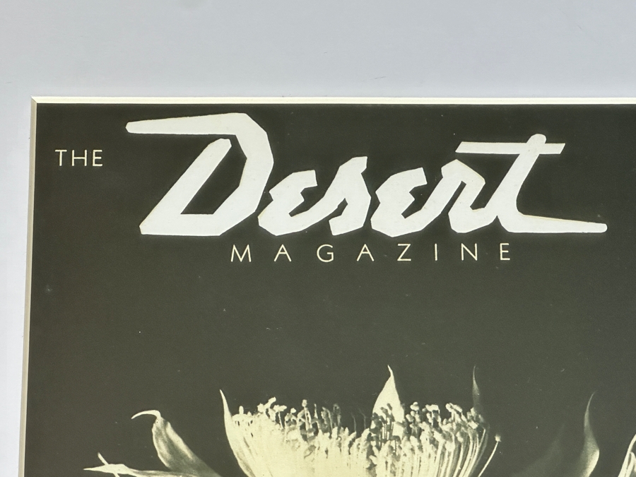 Photographic Print Of The Desert Magazine Framed 17 X 21 [Photo 5]