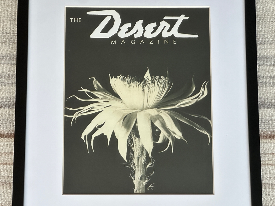 Photographic Print Of The Desert Magazine Framed 17 X 21