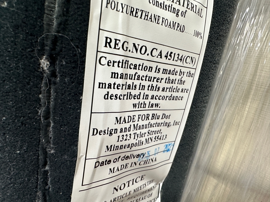 Blue King Size Bed Frame With Large Headboard And Built In Nightstands 117.5W X 88L X 39H And Casper King Size Mattress [Photo 13]