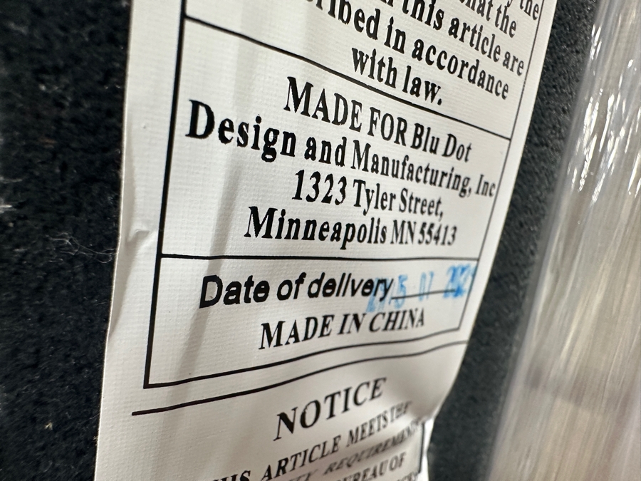 Blue King Size Bed Frame With Large Headboard And Built In Nightstands 117.5W X 88L X 39H And Casper King Size Mattress [Photo 14]