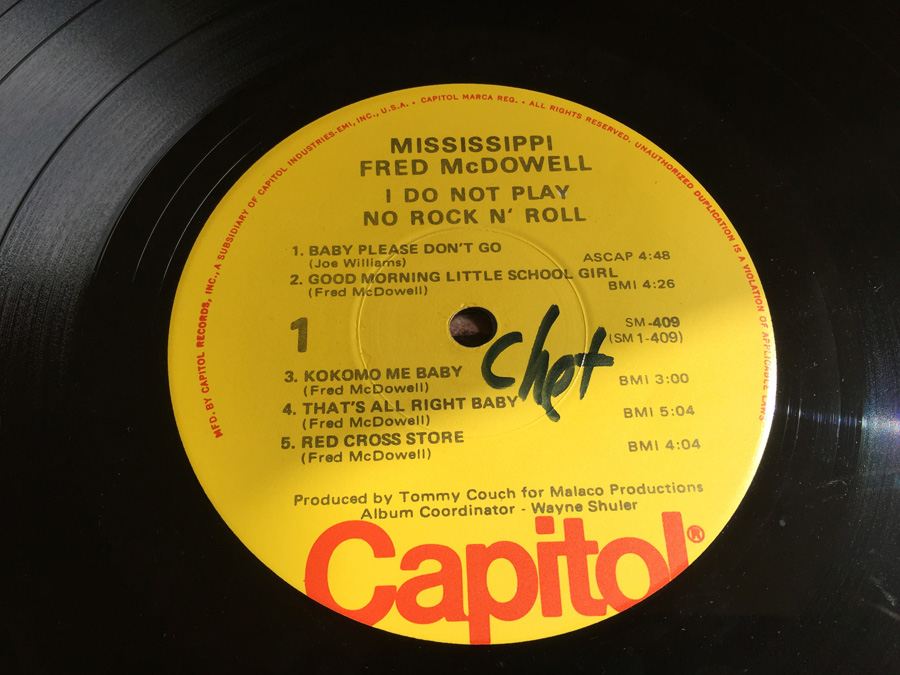 Mississippi Fred McDowell - I Do Not Play No Rock 'N' Roll - Capitol Records ‎- SM-409 [Photo 5]