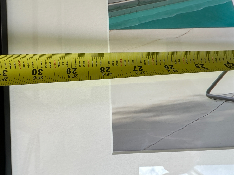 Photographic Print Titled “Poolside Gossip” By Slim Aarons Taken At The Kaufmann House In Palm Springs, CA Which Was Designed By Architect Richard Neutra 28 X 18.5 Framed 36 X 27 [Photo 9]