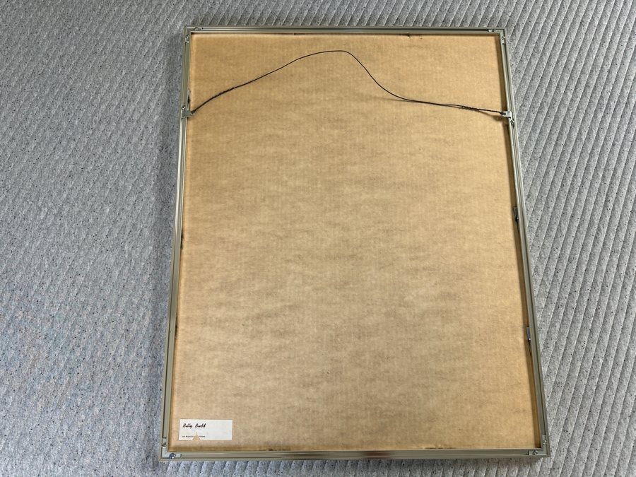 Gary Lomax (American) Limited Edition Seagull Serigraph Titled “The Sergeant” Dated 1976 Numbered 14 Of 100 16” X 21” Framed 24 X 30 [Photo 13]