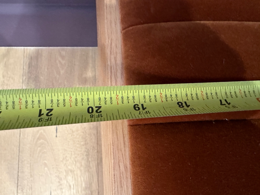 Pair Of Crate & Barrel CB2 Hani 20” Velvet Benches [Photo 7]