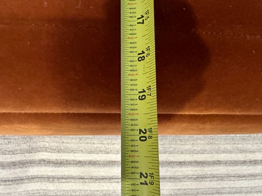 Pair Of Crate & Barrel CB2 Hani 20” Velvet Benches [Photo 8]