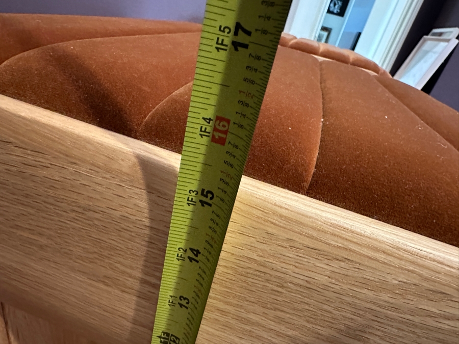 Pair Of Crate & Barrel CB2 Hani 20” Velvet Benches [Photo 9]