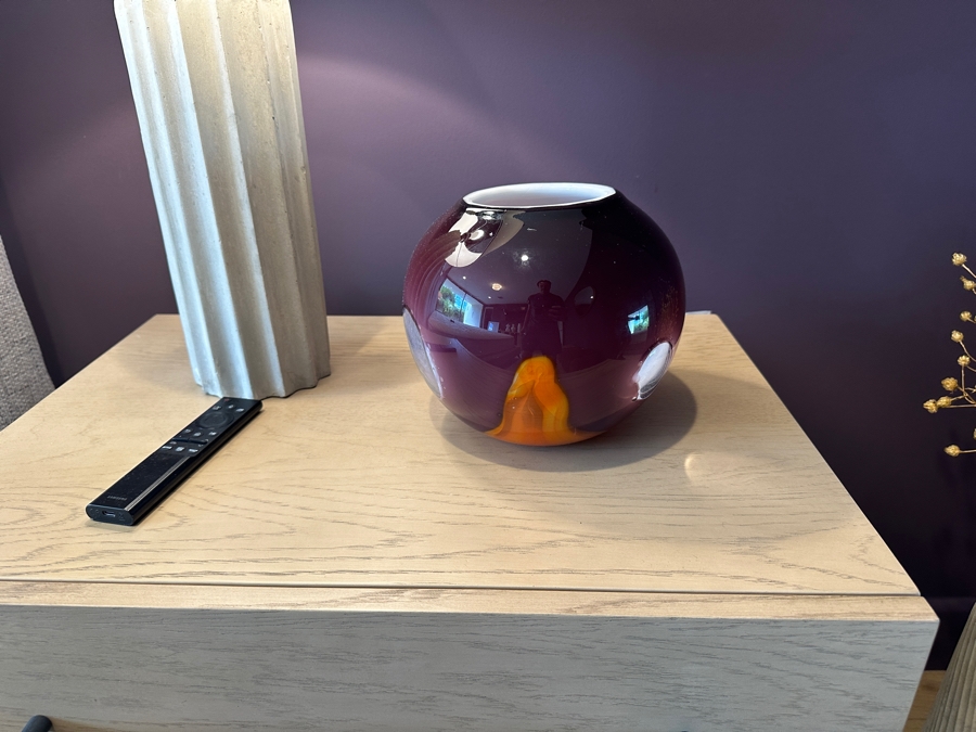 Art Glass Vase 7.5H [Photo 3]