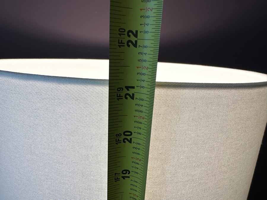 Pair Of Crate & Barrel CB2 Sculptural Grey Concrete Table Lamps 21H [Photo 7]