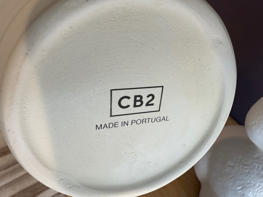 Crate & Barrel CB2 Pair Of Vases 16”H / 18”H & Eva Bust 16”H [Photo 7]