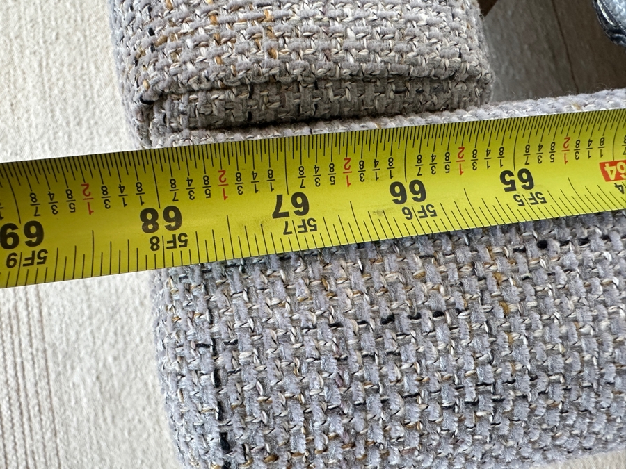 Contemporary Upholstered Queen Bed Frame 68W X 94L X 47H With Queen Size Mattress  [Photo 15]