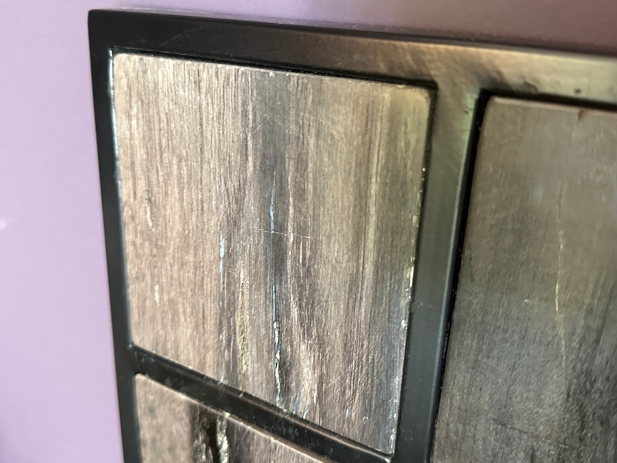 Dark Petrified Wood Four Hands Rigel Wall Mirror 25.5W X 38H [Photo 5]