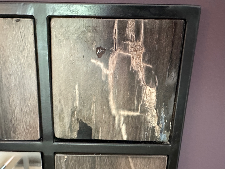 Dark Petrified Wood Four Hands Rigel Wall Mirror 25.5W X 38H [Photo 4]