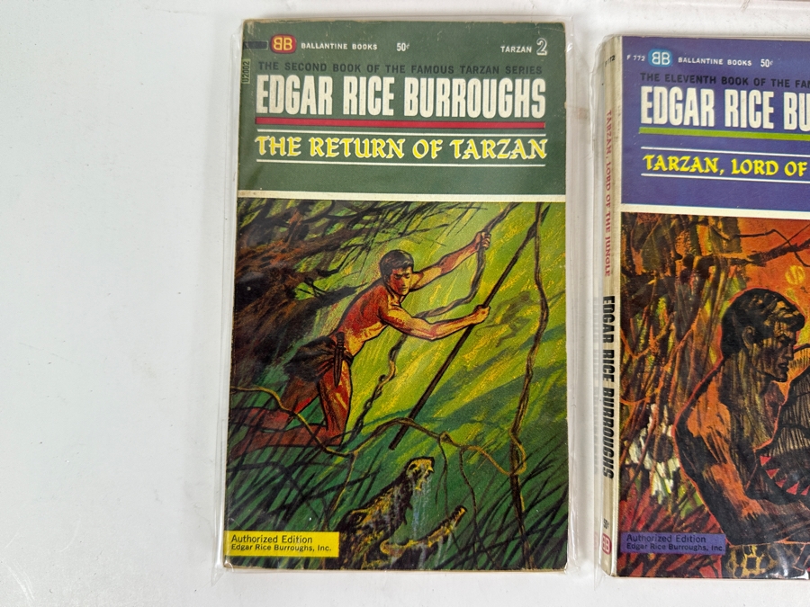 (6) Edgar Rice Burroughs Tarzan Paperback Books [Photo 5]