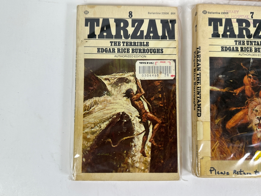 (6) Edgar Rice Burroughs Tarzan And The Eternal Savage Paperback Books [Photo 5]